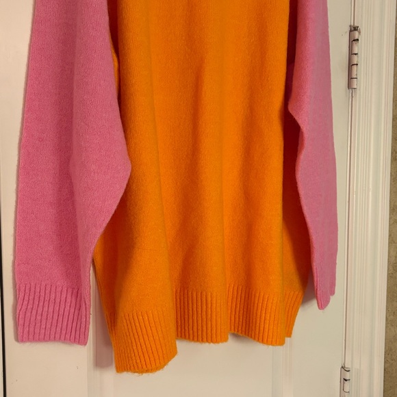 Torrid Women’s Fuzzy Pullover Long Sleeve Sweater NWT Bright Marigold 4X - Picture 3 of 12
